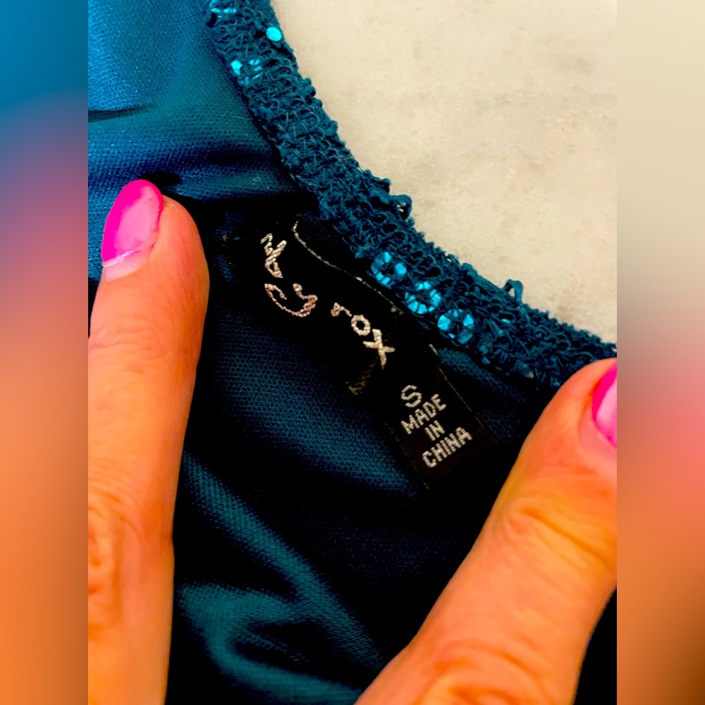 Ruby Rox Size Small Euc Stretchy Sparkle Cocktail… - image 2